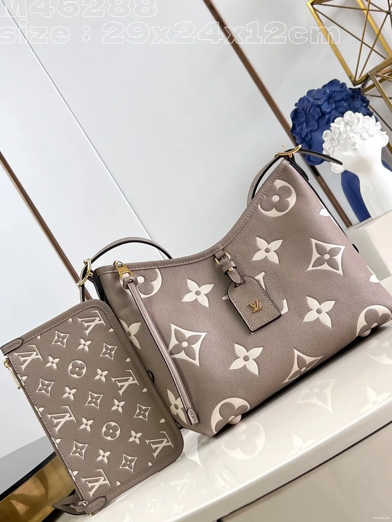 VUITTON CARRYALL PM-29*24*12cm LOUIS 0505